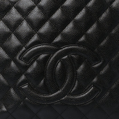 Chanel Caviar Quilted Petit Shopping Tote PST Black 8 of 10