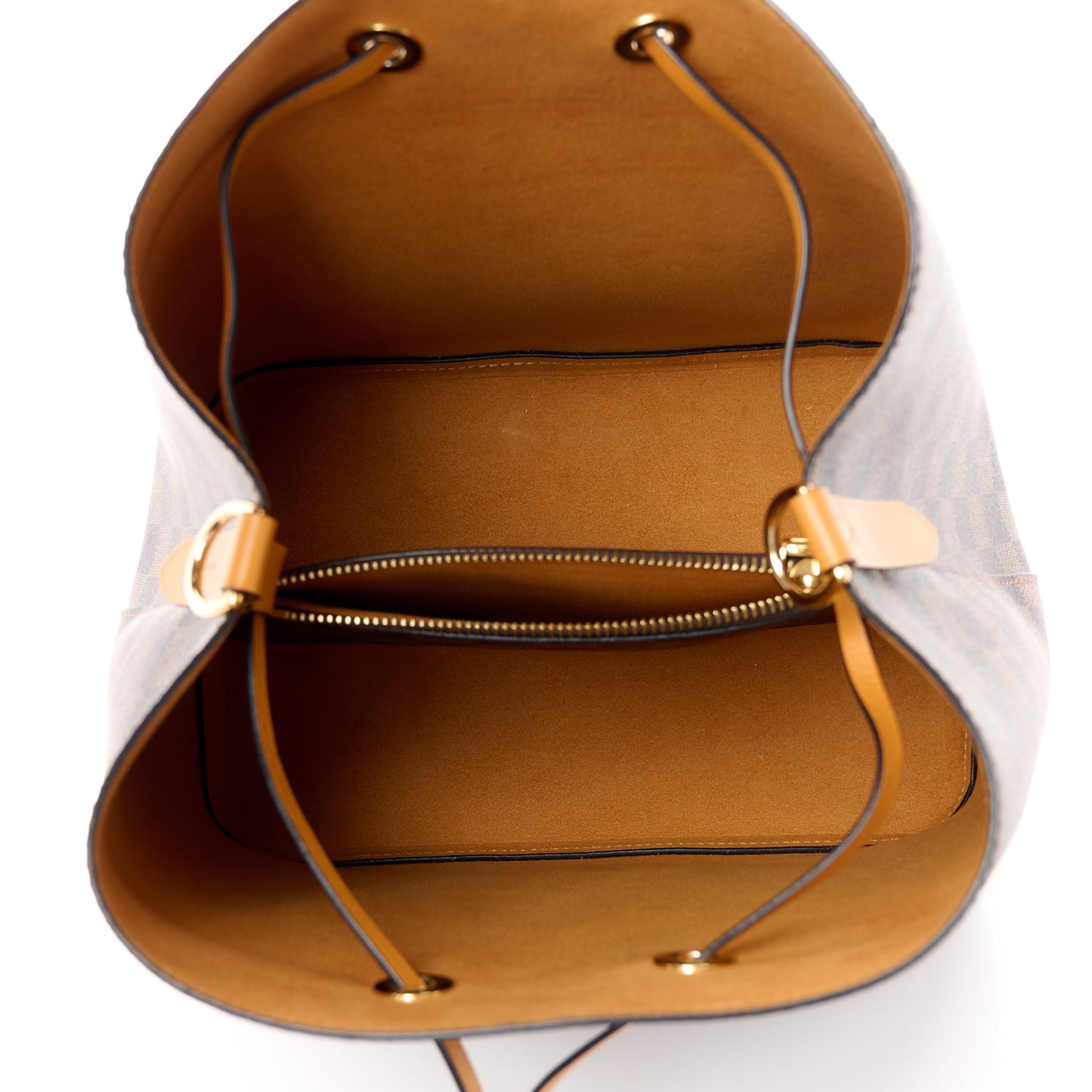 Damier Ebene Neonoe MM Safran