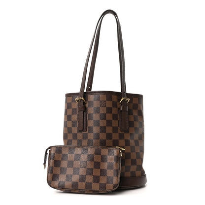 Louis Vuitton Damier Ebene Marais Bucket 23 3 of 11