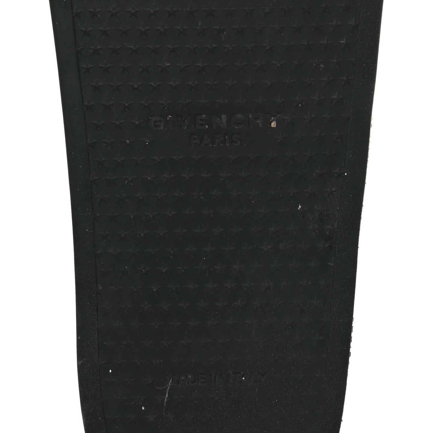 Rubber Logo Mens Pool Slide Sandals 44 Black