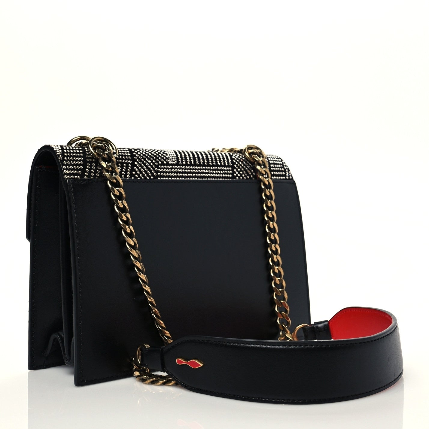 Christian Louboutin Suede Strass Small Elisa 2 of 7