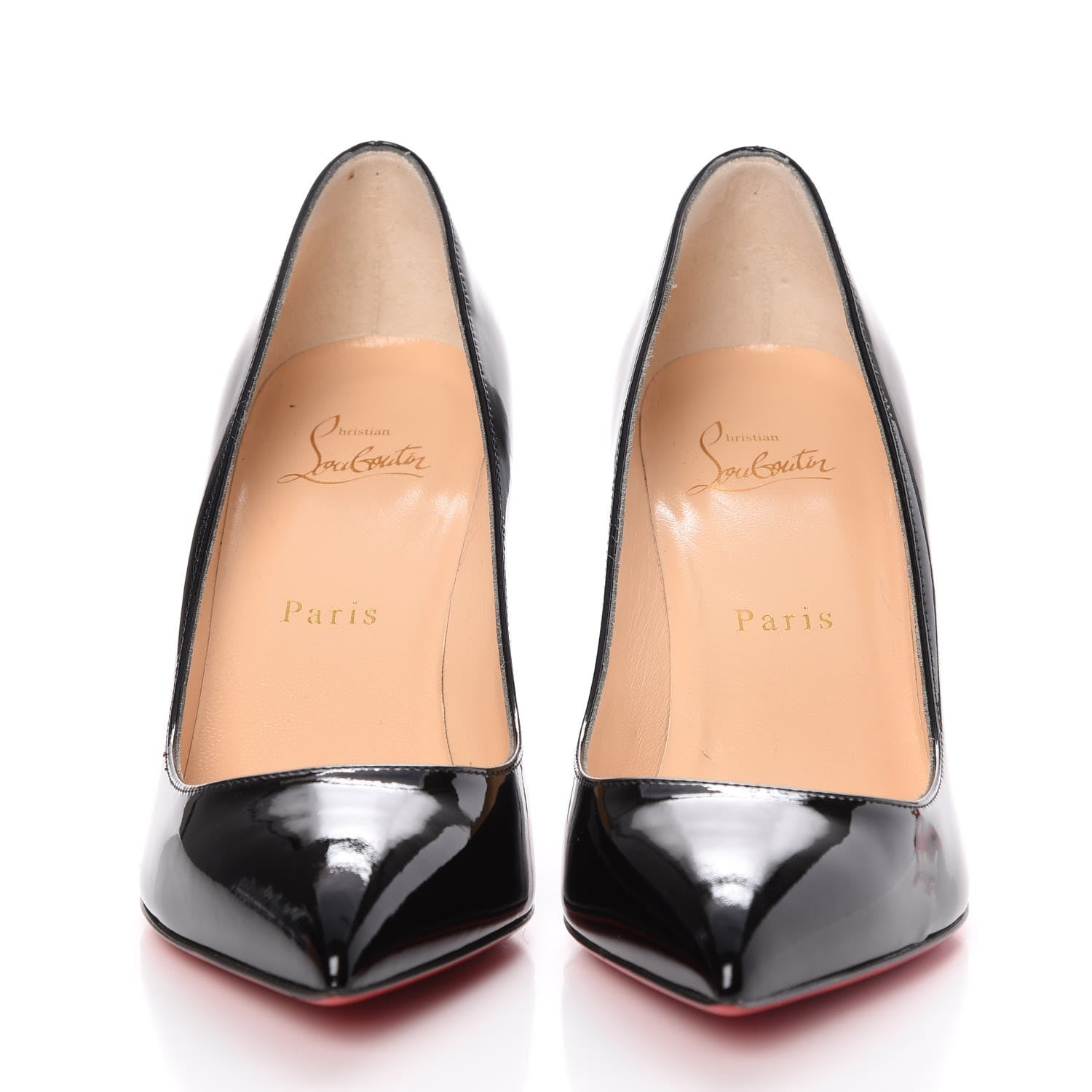 Christian Louboutin Patent Pigalle Follies 85 Pumps 37.5 Black 2 of 8