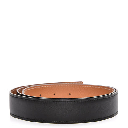 Hermes Epsom Swift 32mm Belt Strap 95 Gold Black 2 of 6