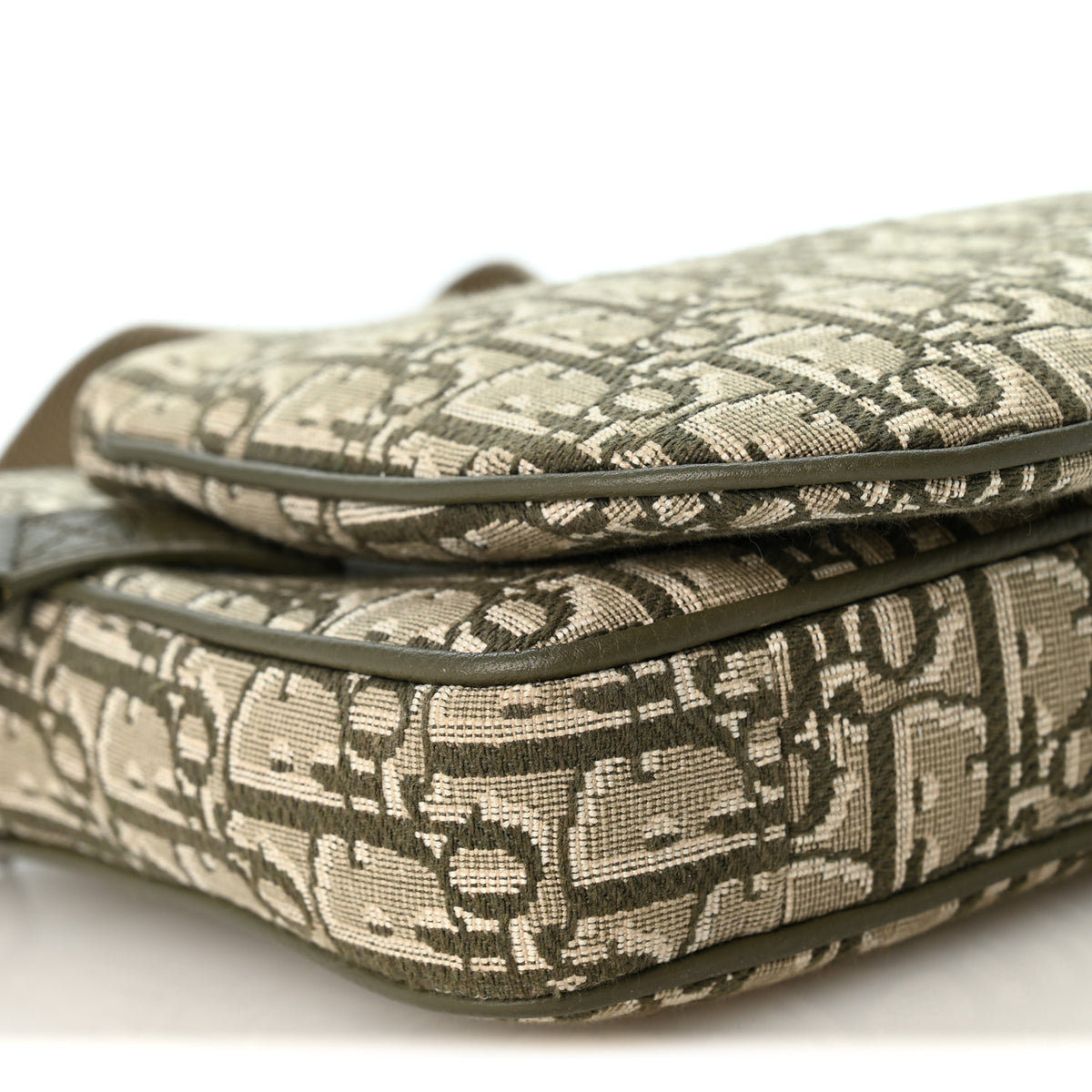 Christian Dior Oblique Saddle Triple Pouch Green 9 of 11