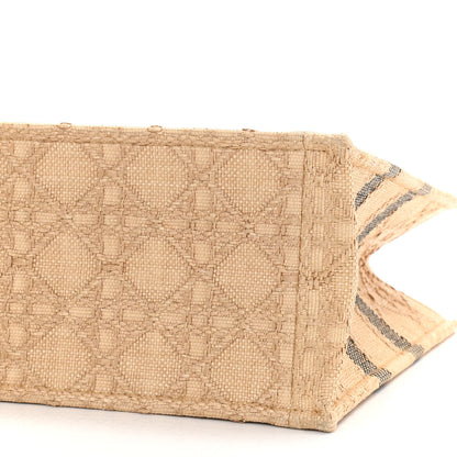 Christian Dior Raffia Cannage Medium Book Tote Natural 10 of 10