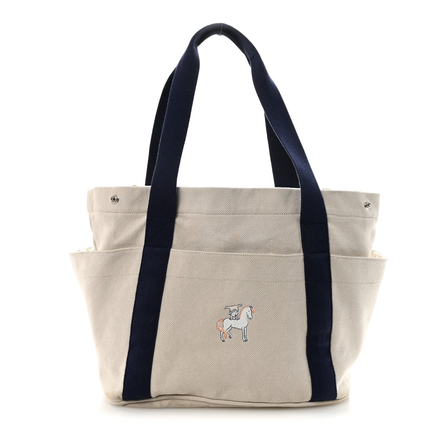 Hermes H Canvas Cabriole Nappy Bag Gris Perle 1 of 9