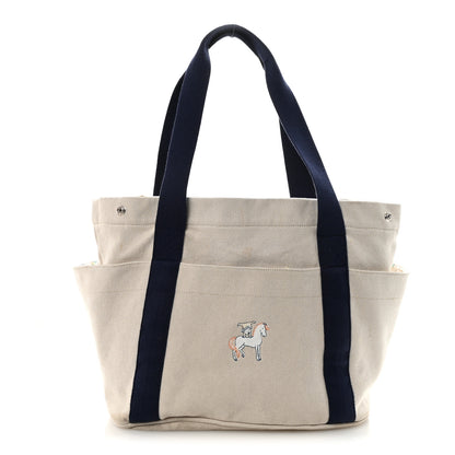 Hermes H Canvas Cabriole Nappy Bag Gris Perle 1 of 9