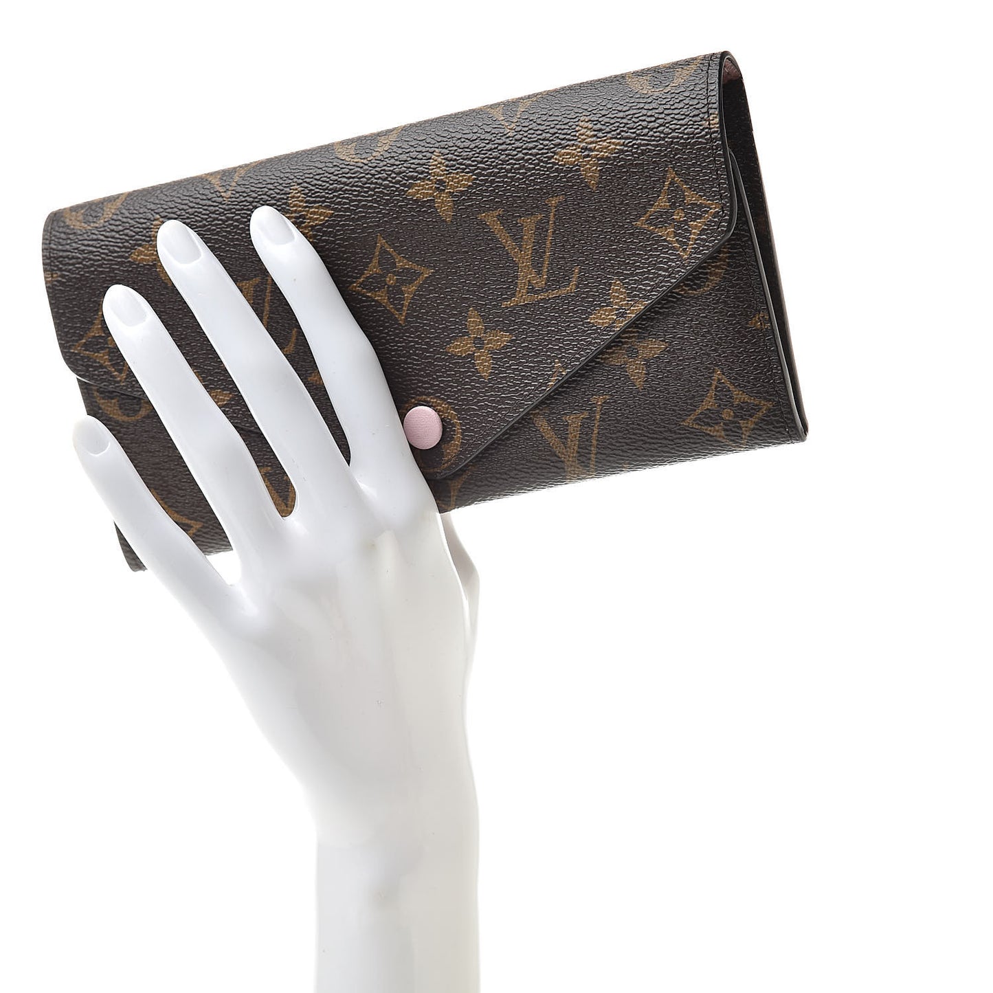 Monogram Josephine Wallet Rose Ballerine