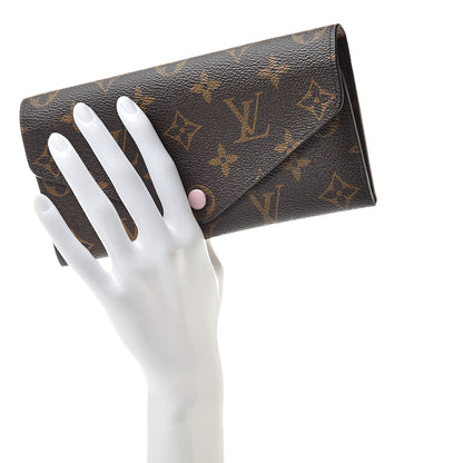 Louis Vuitton Monogram Josephine Wallet Rose Ballerine 2 of 10