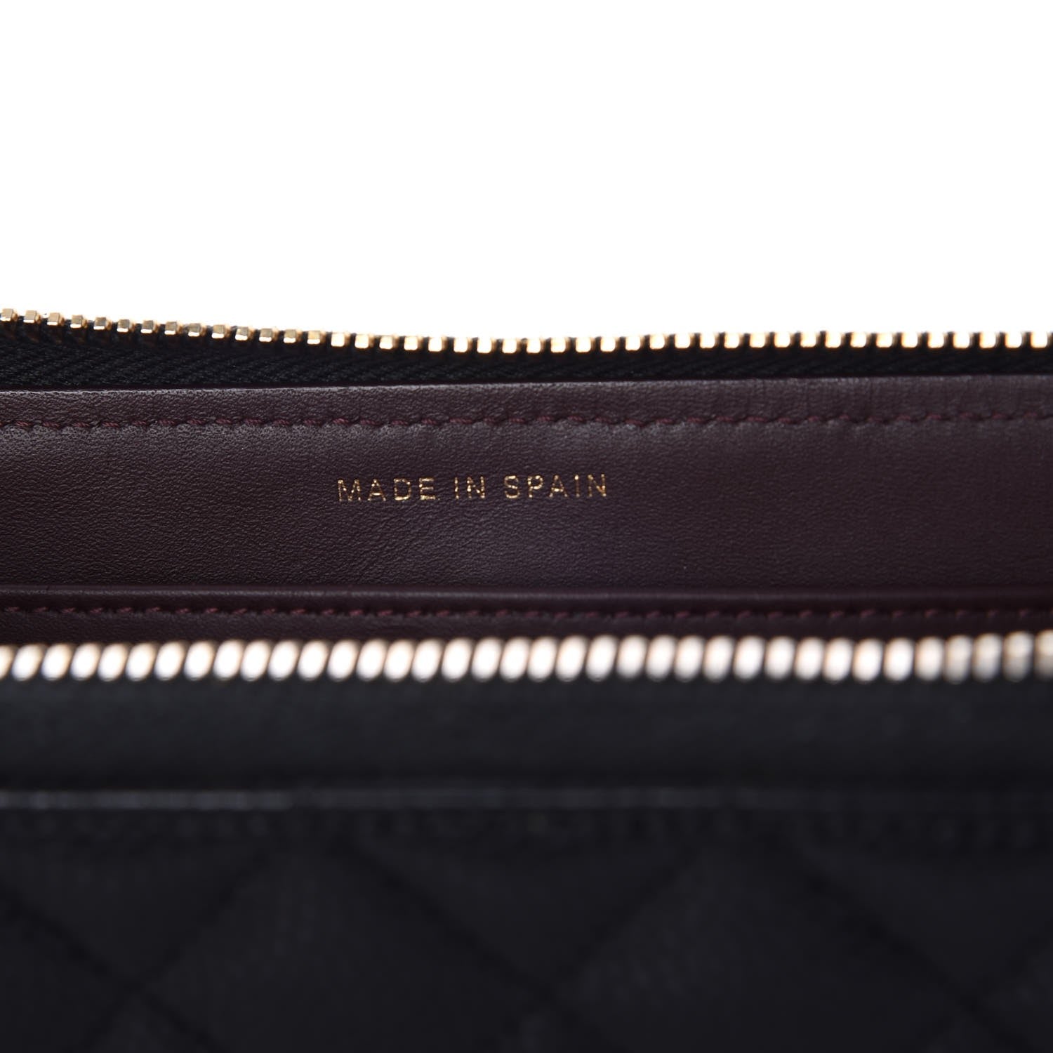 Chanel Caviar Quilted Large Gusset Zip Around Wallet Black 7 of 9