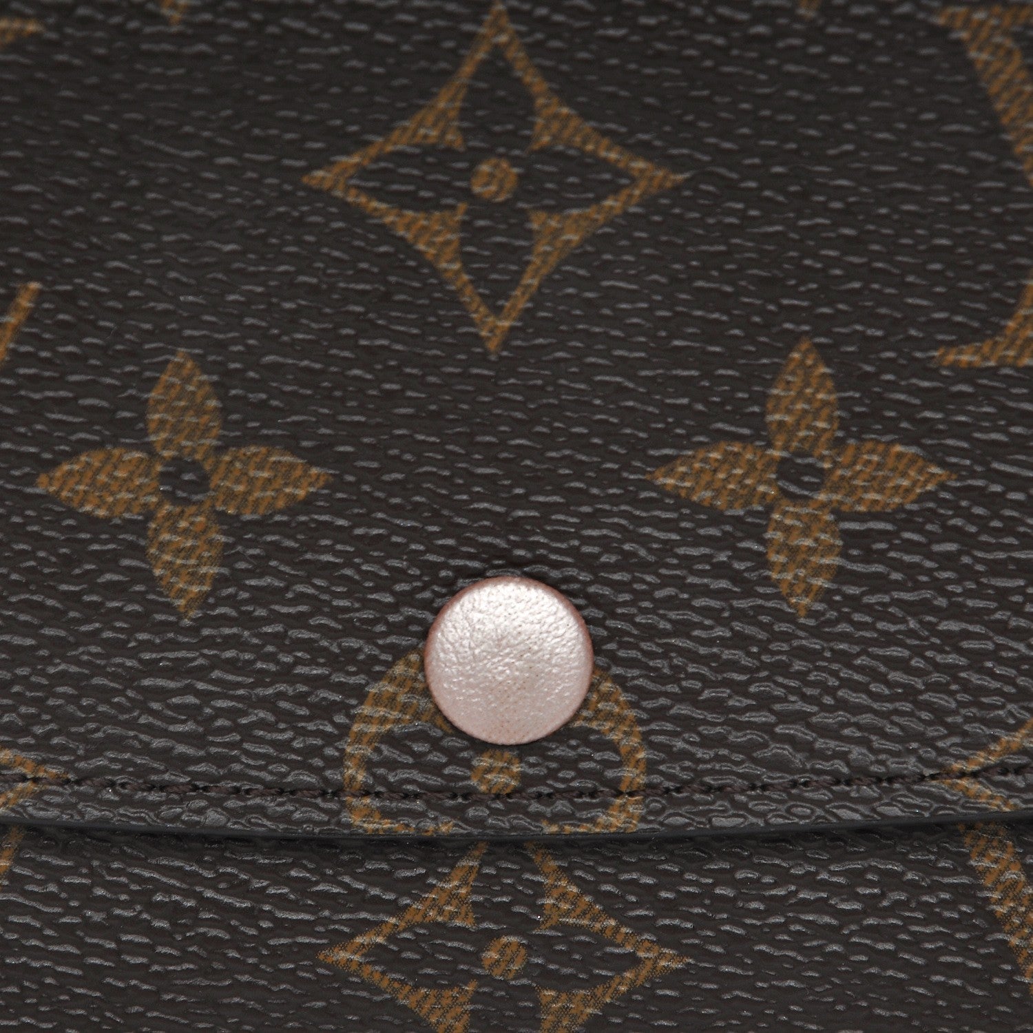 Louis Vuitton Monogram Emilie Wallet Rose Nacre 9 of 9