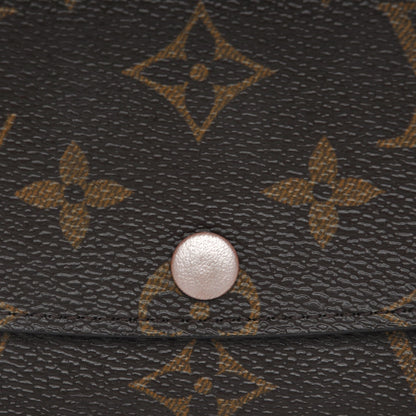 Louis Vuitton Monogram Emilie Wallet Rose Nacre 9 of 9