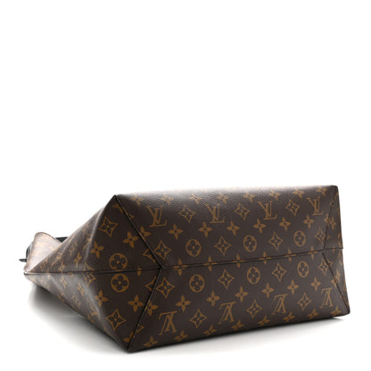 Louis Vuitton Monogram Flower Hobo Black 4 of 10