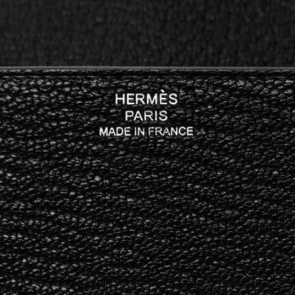 Hermes Chevre Mysore Roulis Slim Wallet Black 7 of 9