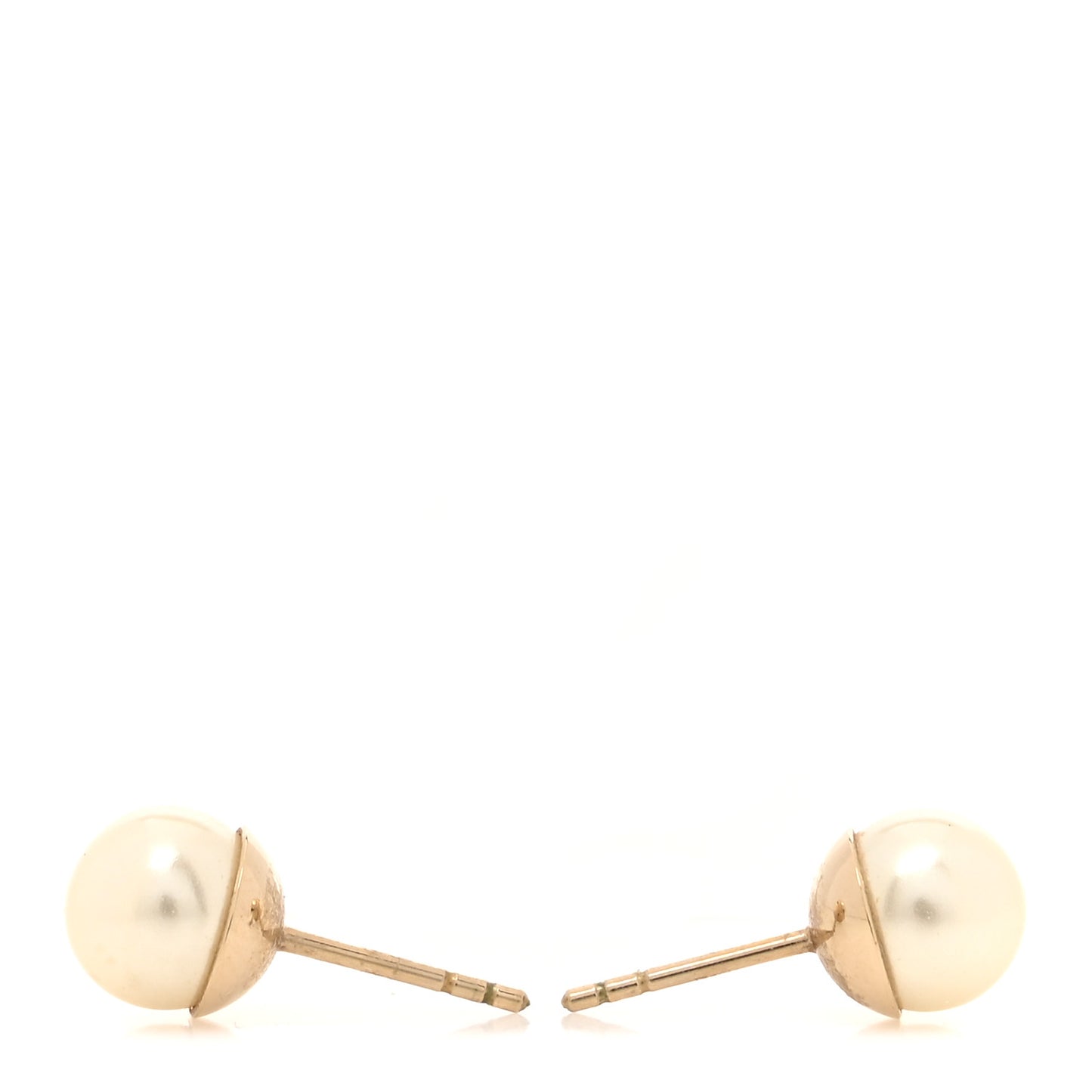 Pearl Mise En Dior Tribal Earrings Gold