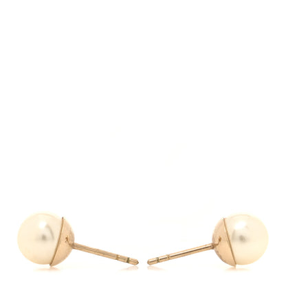 Christian Dior Pearl Mise En Dior Tribal Earrings Gold 3 of 5