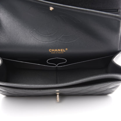 Chanel Caviar Quilted Jumbo Double Flap Grey 4 of 11