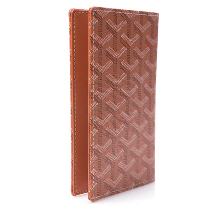 Goyard Goyardine Passport Holder Orange 2 of 5