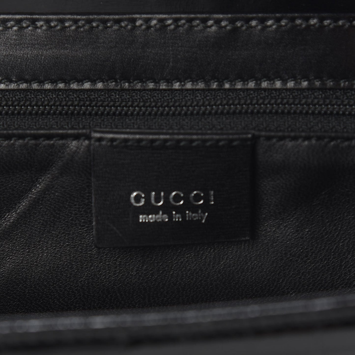 Alligator Shoulder Bag Black