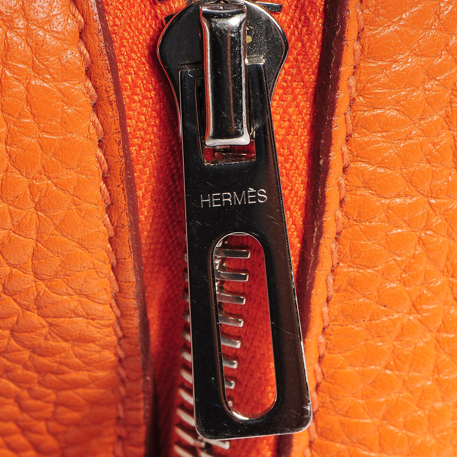 Hermes Taurillon Clemence Victoria II 35 Orange 14 of 24