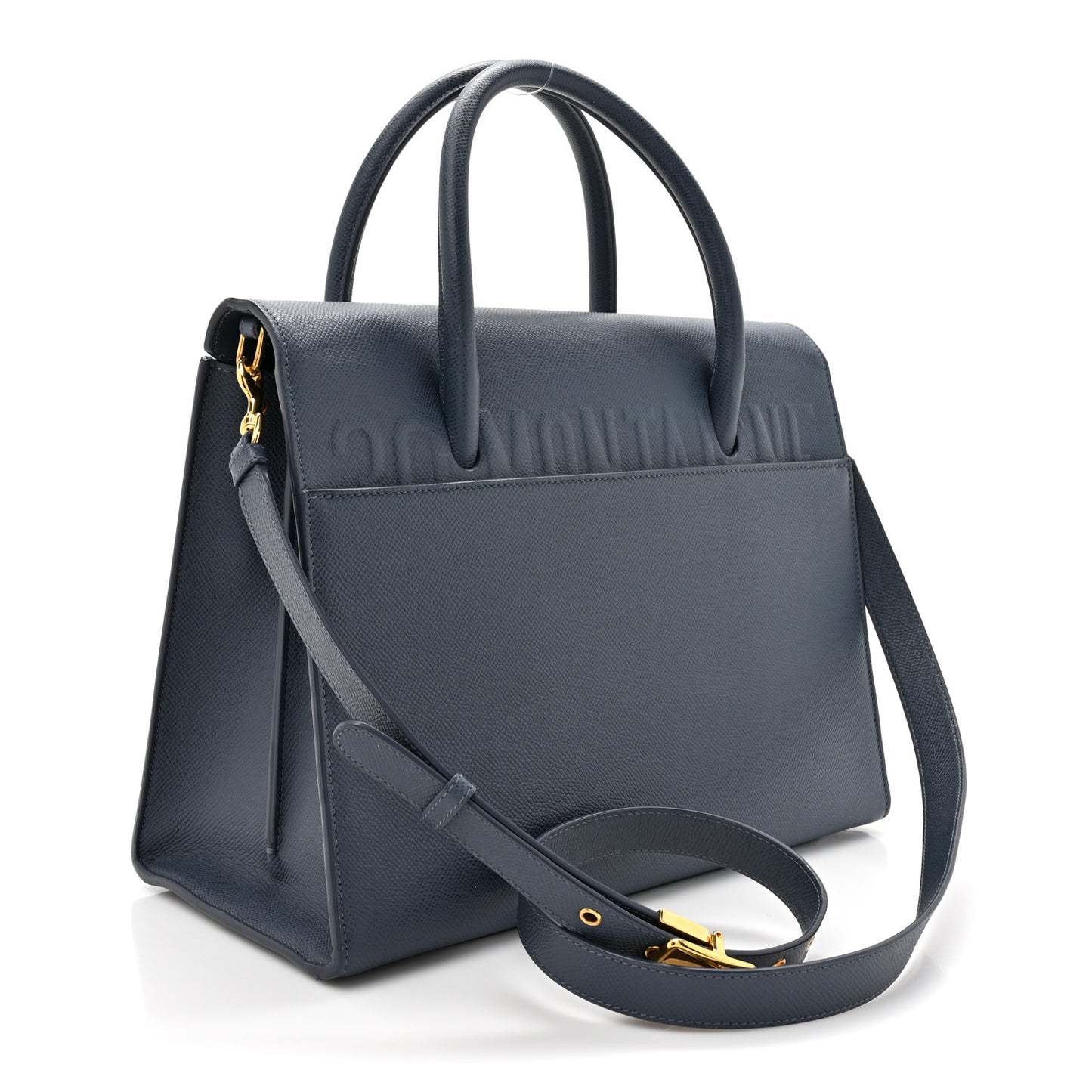 Grained Calfskin Large St. Honore Tote Blue