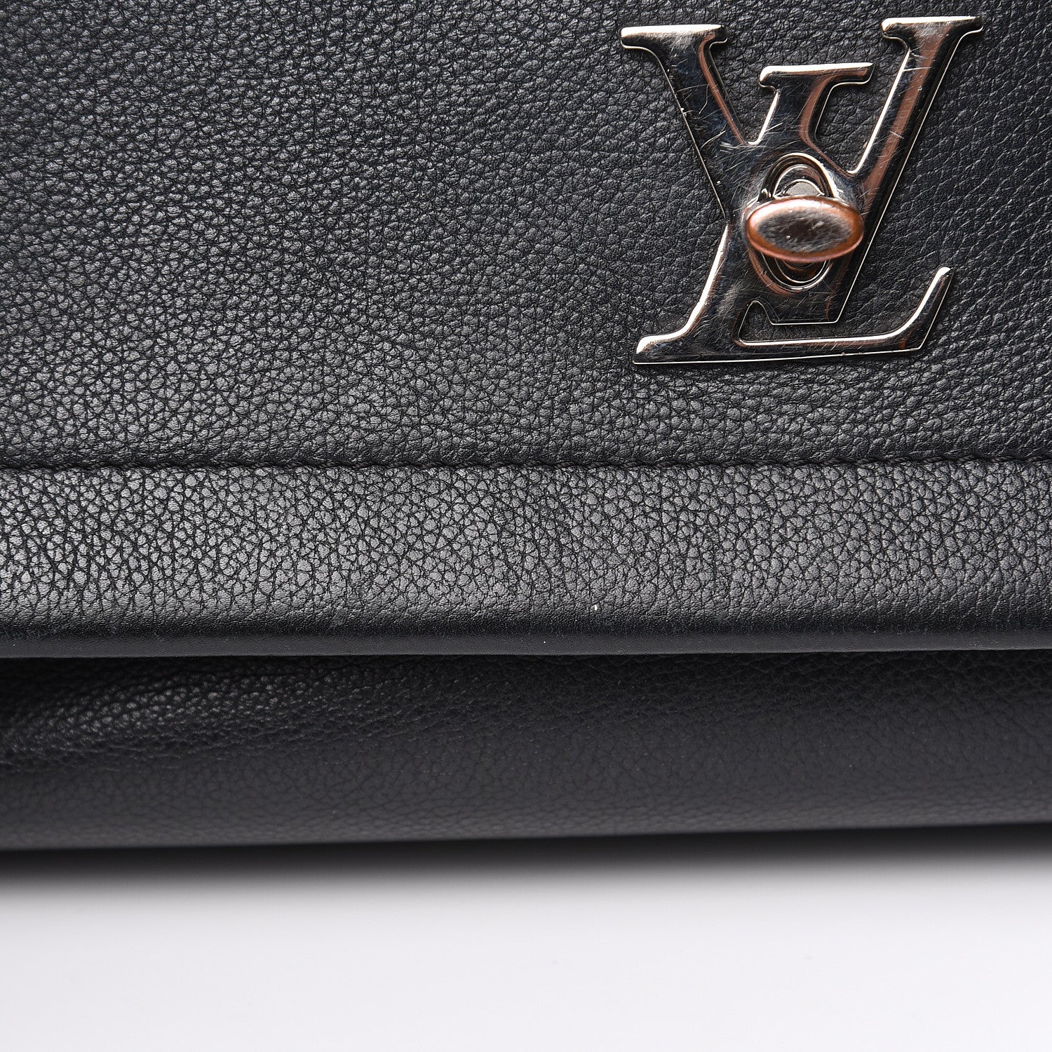 Louis Vuitton Soft Calfskin Lockme II Top Handle Black 17 of 17