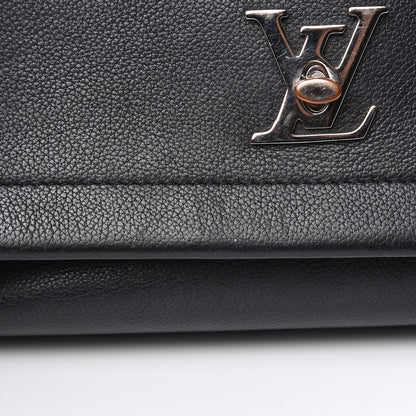 Louis Vuitton Soft Calfskin Lockme II Top Handle Black 17 of 17