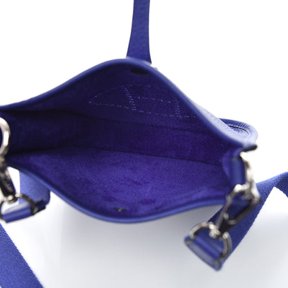 Hermes Taurillon Clemence Evelyne TPM Bleu Electrique 5 of 10