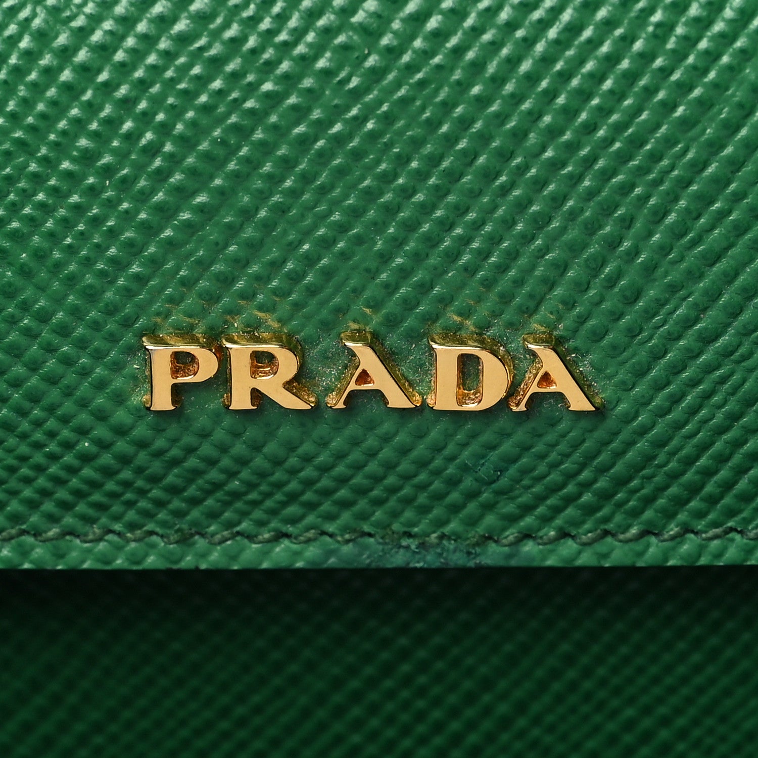 Prada Saffiano Cuir Medium Double Bag Verde 6 of 10