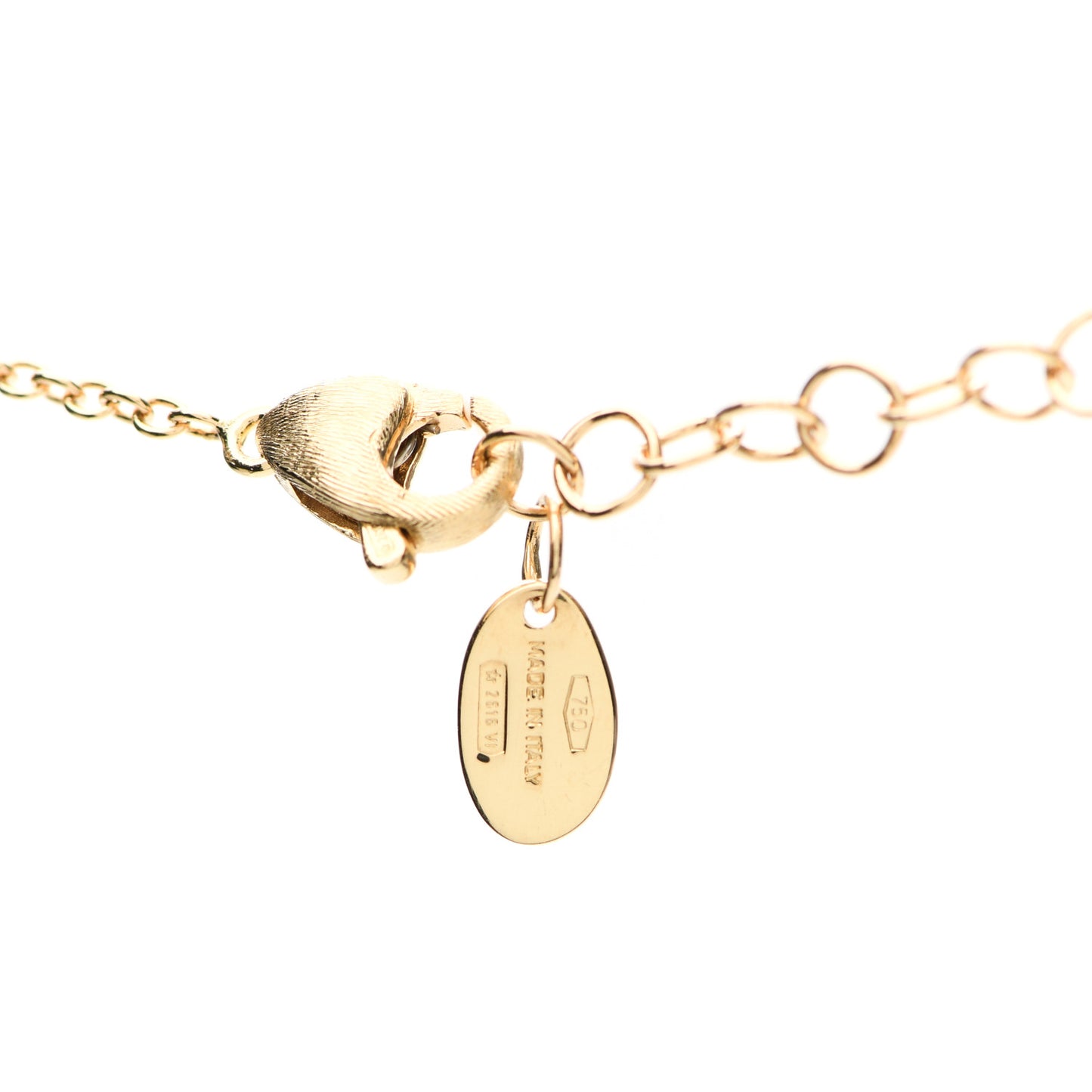 18K Yellow White Gold Diamond Marrakech Onde Pendant Necklace