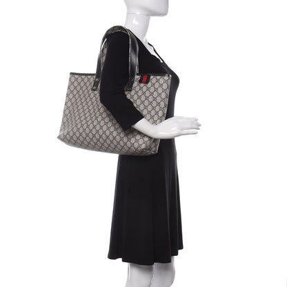 Gucci GG Plus Monogram Medium Signature Web Loop Tote Navy 2 of 10
