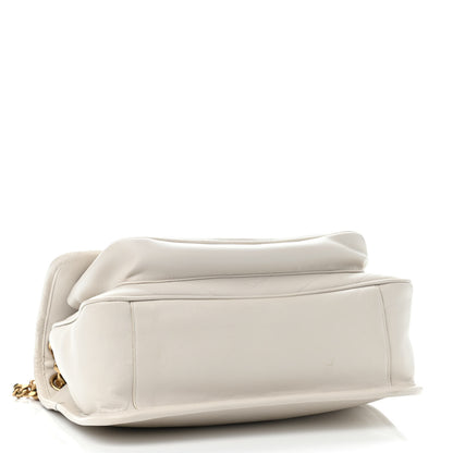 Saint Laurent Lambskin Matelasse Monogram Medium Niki Chain Satchel Ivory 3 of 4