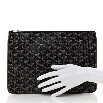Goyard Goyardine Senat Pochette MM Black 2 of 7