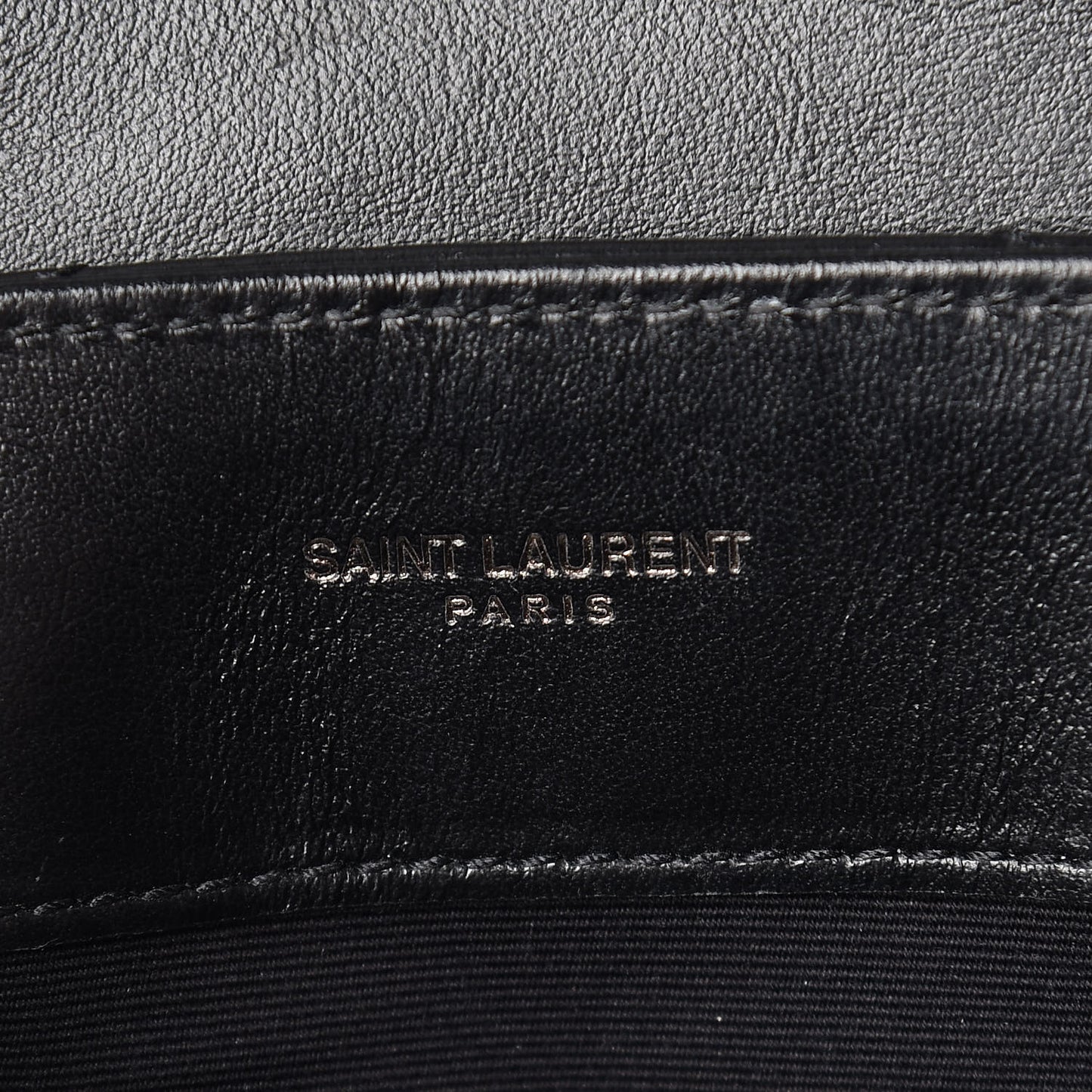 Calfskin Y Quilted Monogram Small Loulou Chain Satchel Black