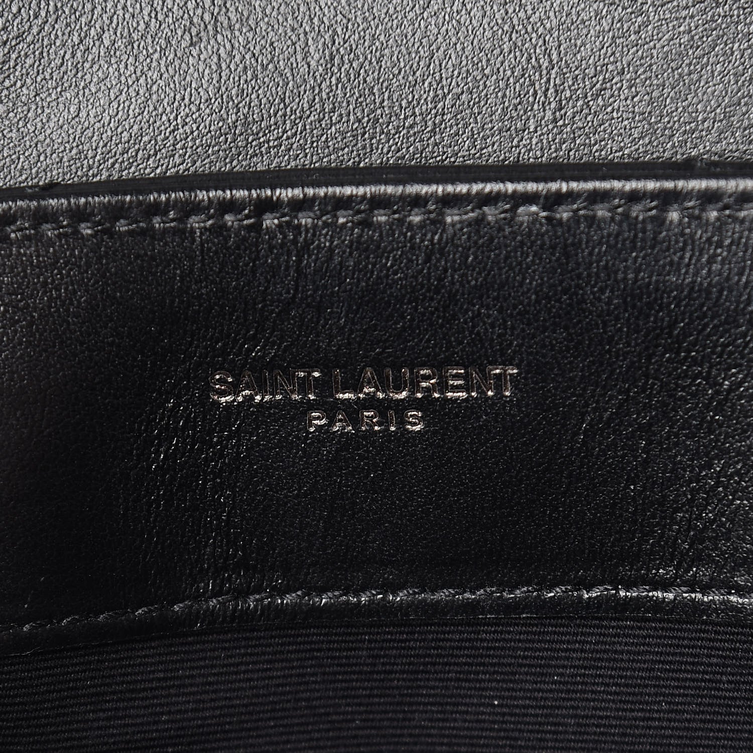 Saint Laurent Calfskin Y Quilted Monogram Small Loulou Chain Satchel Black 6 of 11