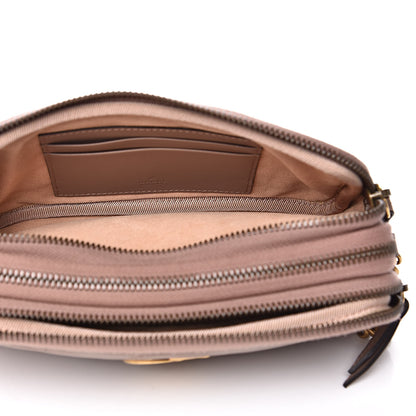 Gucci Calfskin Matelasse Mini GG Marmont Chain Crossbody Bag Porcelain Rose 6 of 12