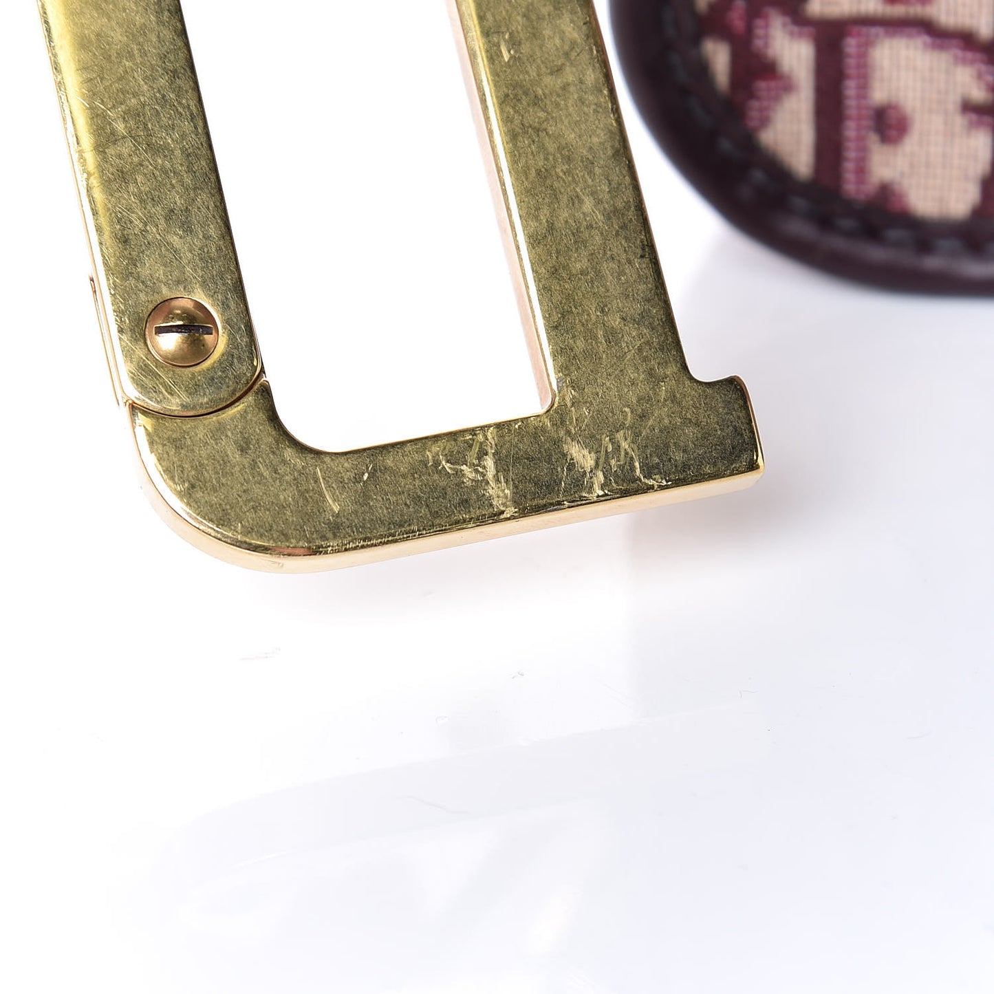 Oblique Diorquake Clutch Burgundy