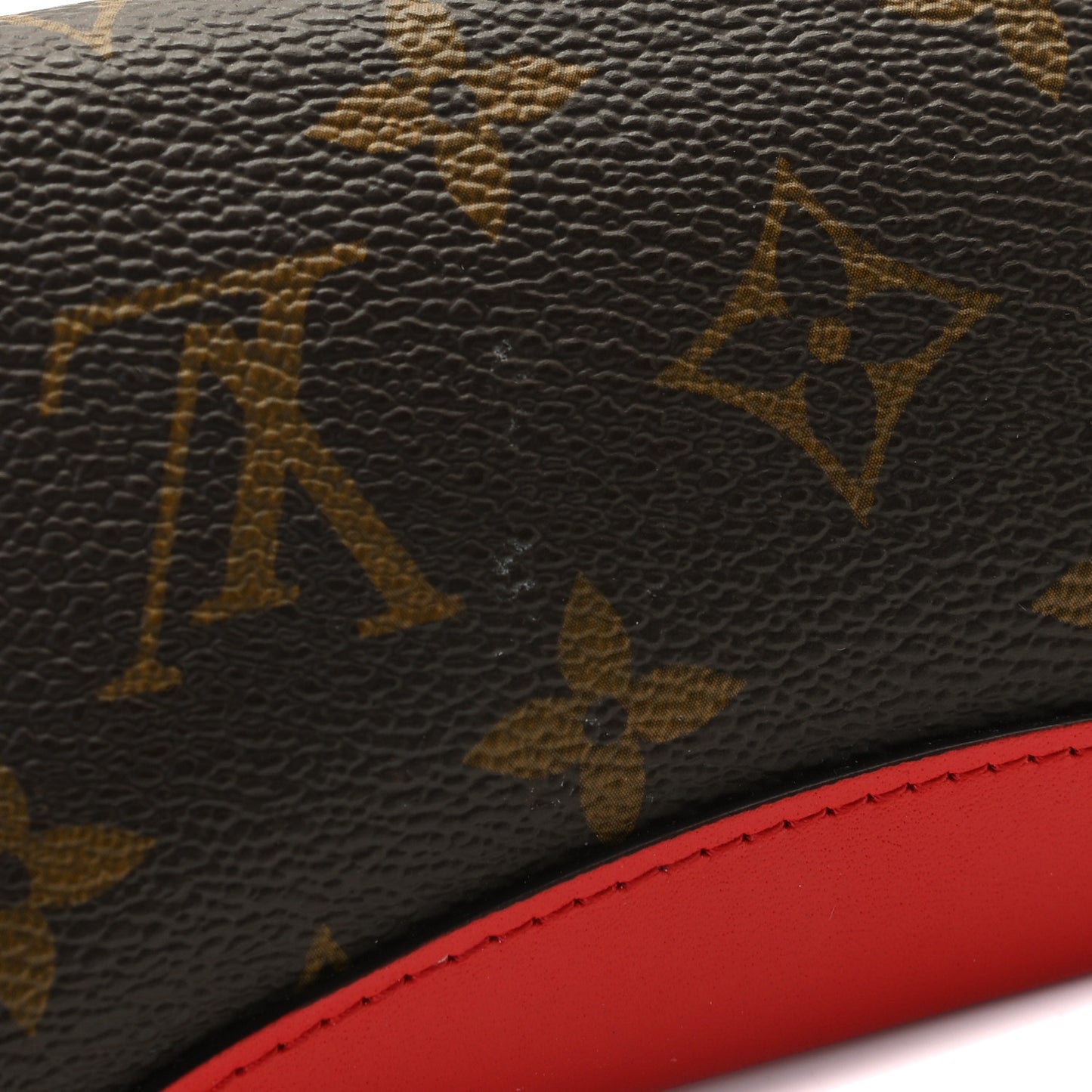 Monogram Woody Sunglass Case Rouge