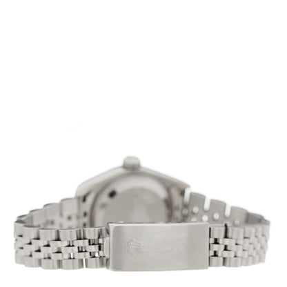Rolex Stainless Steel 18K White Gold Diamond 26mm Oyster Perpetual Datejust Watch White 79174 3 of 4