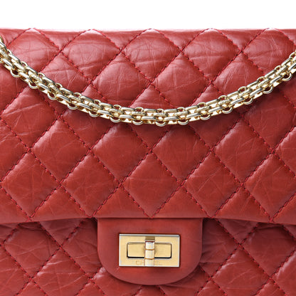 Chanel Aged Calfskin Quilted 2.55 Reissue 225 Flap Red 12 of 12