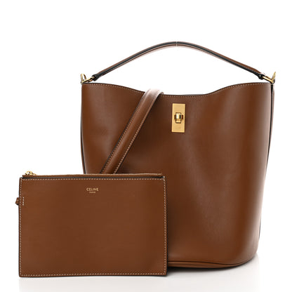 Celine Smooth Calfskin Bucket 16 Bag Tan 3 of 14