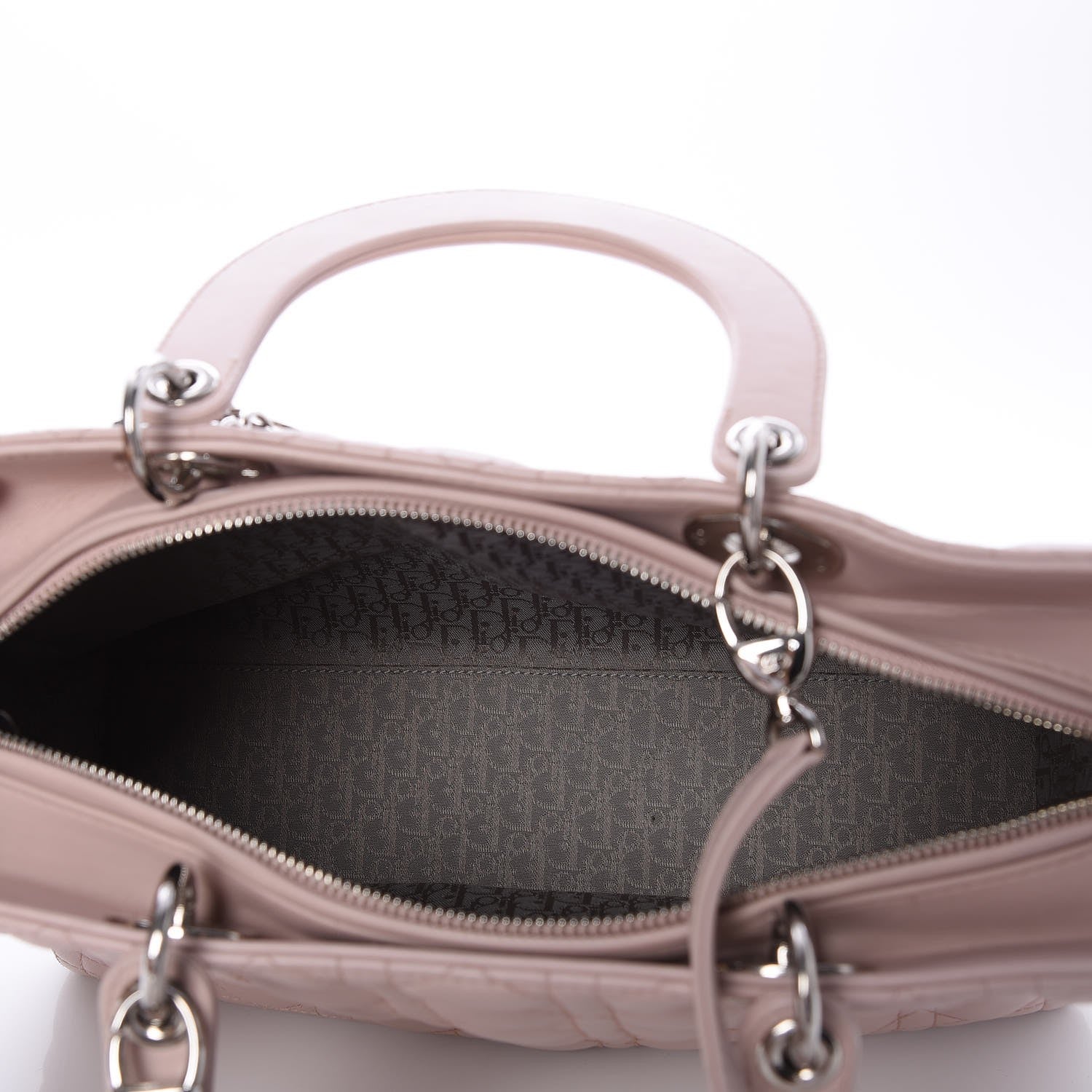 Christian Dior Lambskin Cannage Large Lady Dior Light Pink 5 of 8