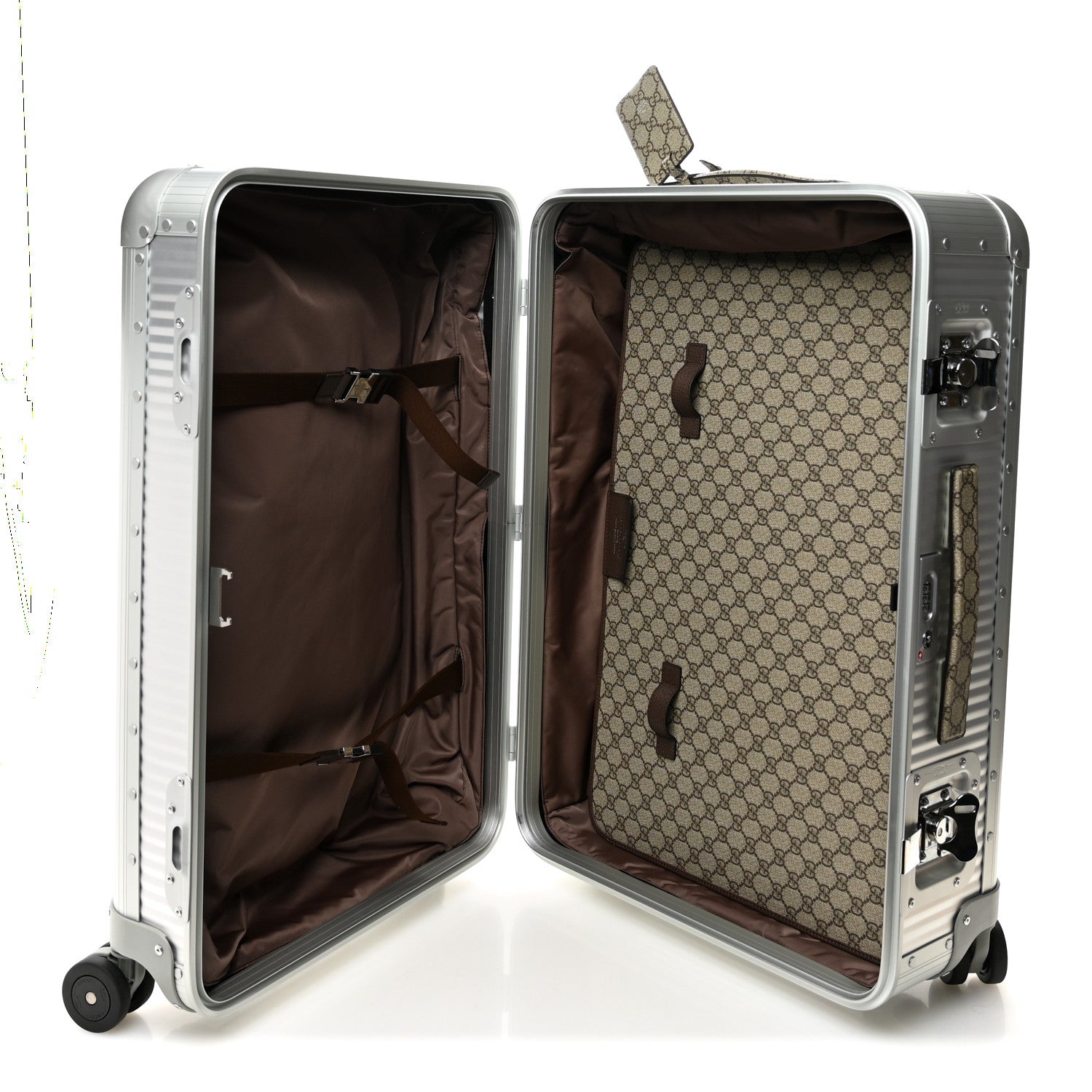 Gucci Aluminum Web Medium Porter Cabin Plus Trolley 1805309