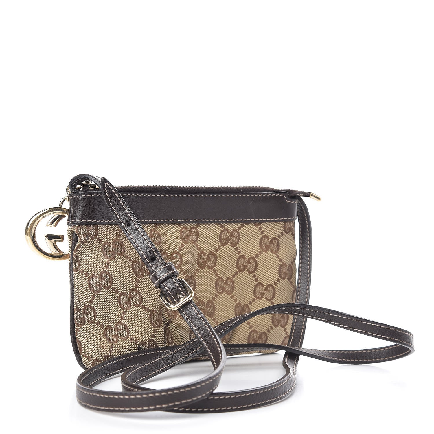 Gucci Monogram Small Crossbody Dark Brown 3 of 11