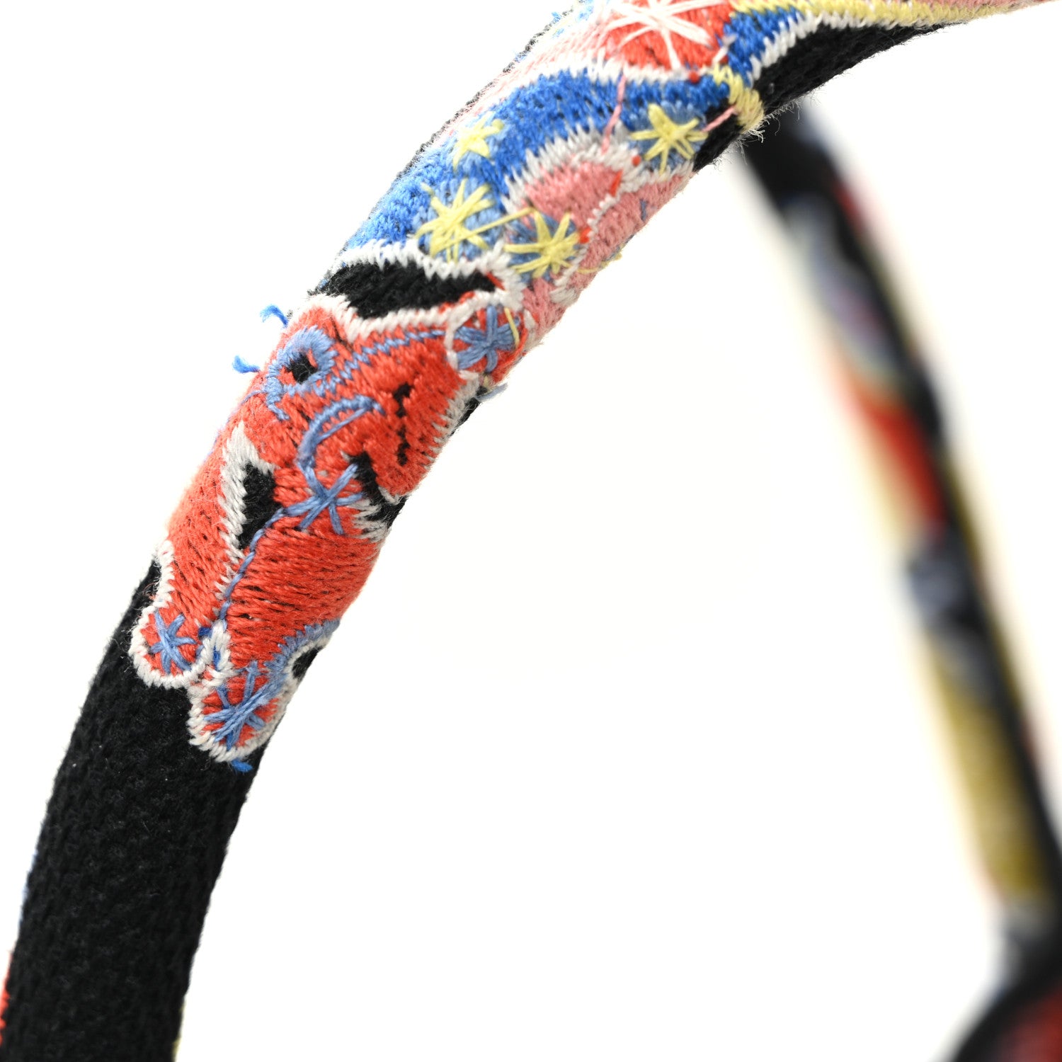 Christian Dior Canvas Zodiac Fantastico Embroidered Medium Book Tote Black Multicolor 12 of 13