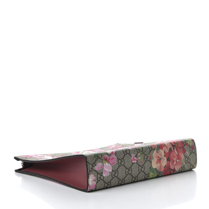 Gucci GG Supreme Monogram Blooms Large Cosmetic Case Beige Multicolor Dry Rose 4 of 8