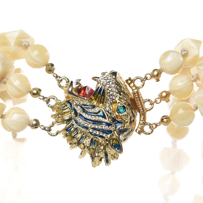 Gucci Resin Crystal Beaded Rajah Necklace 3 of 4