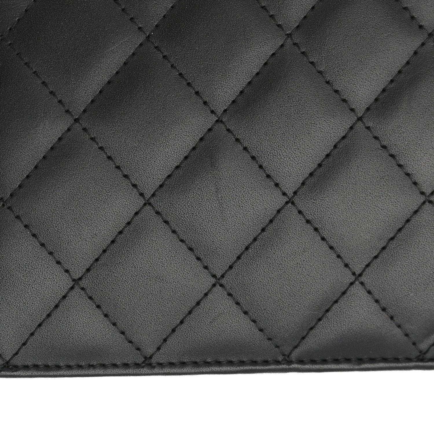 Chanel Calfskin Quilted Cambon Wallet On Chain WOC Black 17 of 17