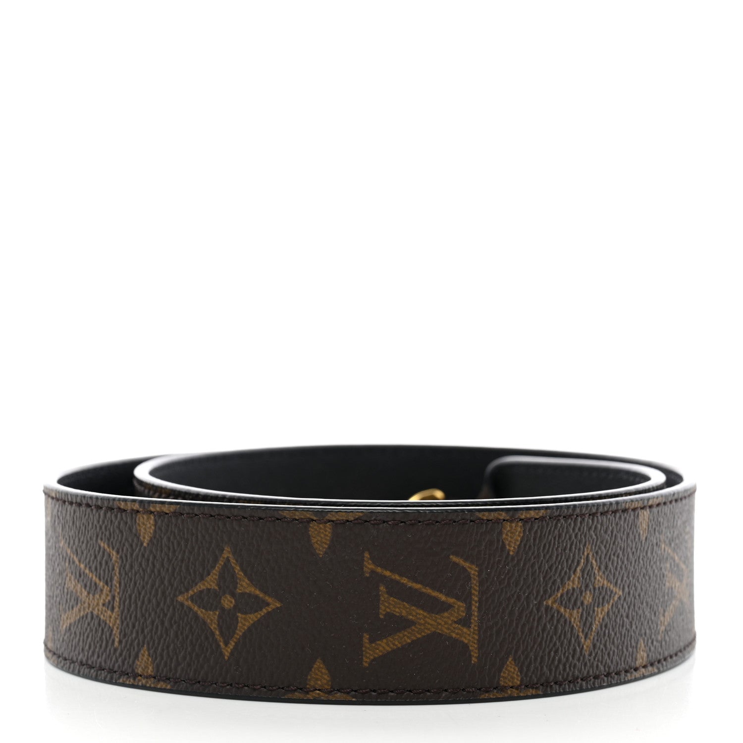 Louis Vuitton Monogram Bandouliere Shoulder Strap Black 2 of 4