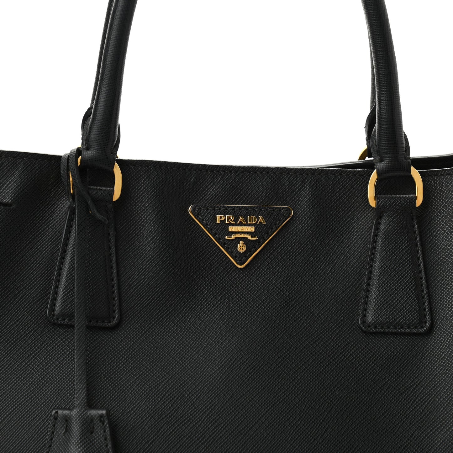 Saffiano Lux Large Tote Black